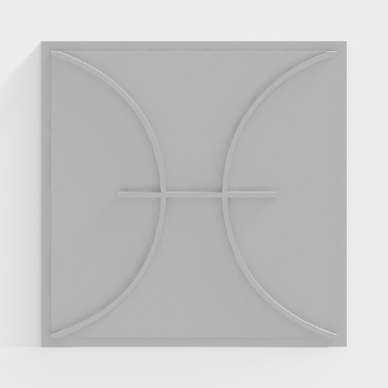 Lunar Phase Cube 3D model in Low-Polygon Style