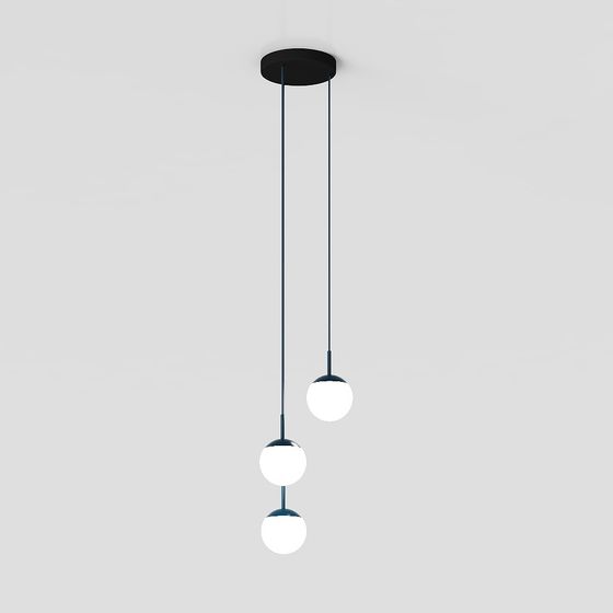 Elegant Hanging Light Fixture 3D model
