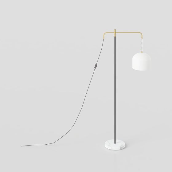 Elegant Modern Minimalist Floor Lamp 3D model
