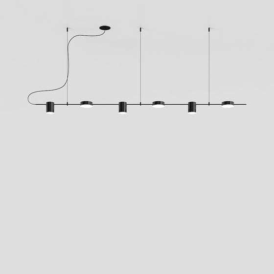 Elegant Modern Pendant Light 3D model