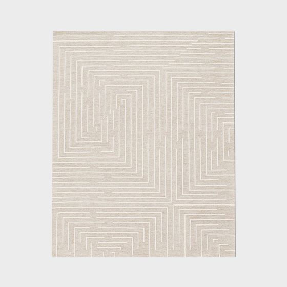 Stylish Geometric 3D Carpet Model for Creatives