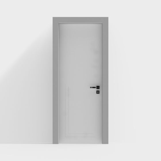 Minimalist Door 3D model
