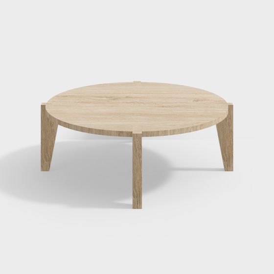 Stylish Round Table 3D model for Modern Interiors