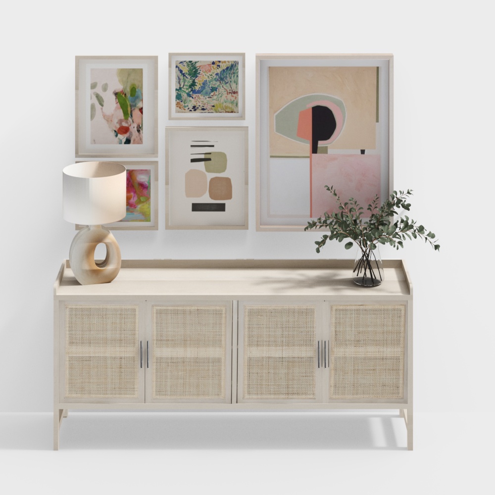 Philine+Sideboard+&amp;+Algarve+Table+Lamp