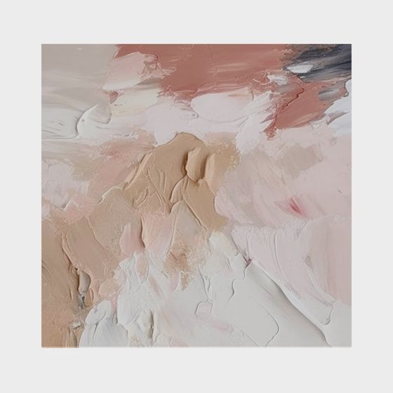 Abstract Canvas 3D model blending realism and low-poly aesthetics