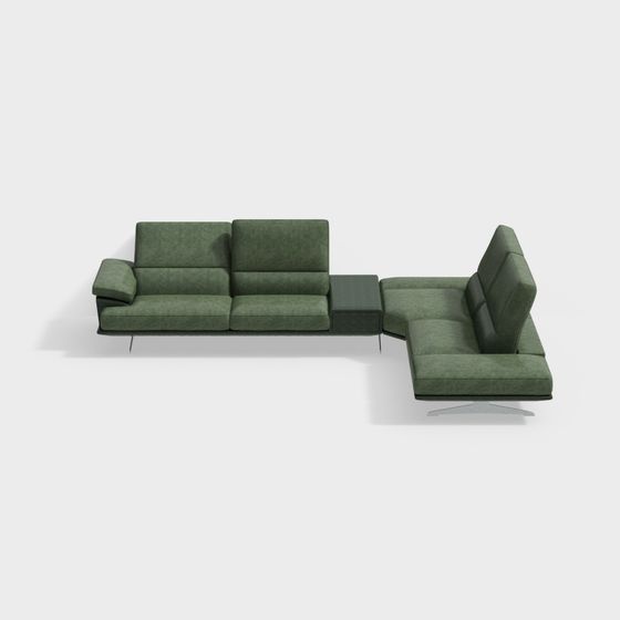Modern Low-Poly Sofa 3D model