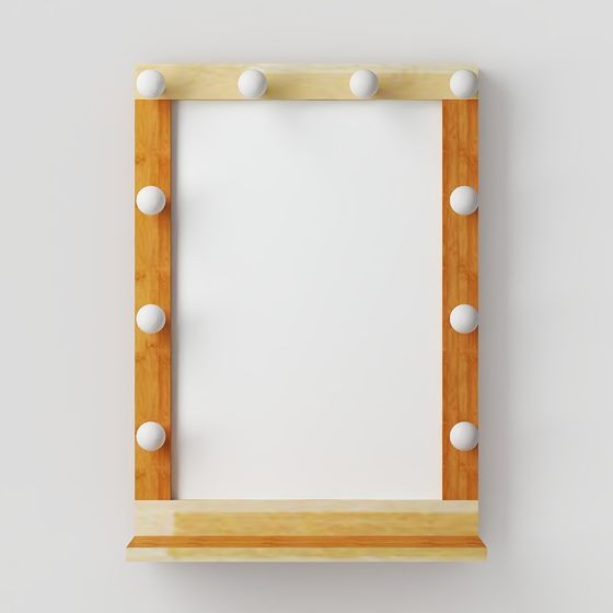 Elegant Low-Polygon 3D Frame Model for Creatives