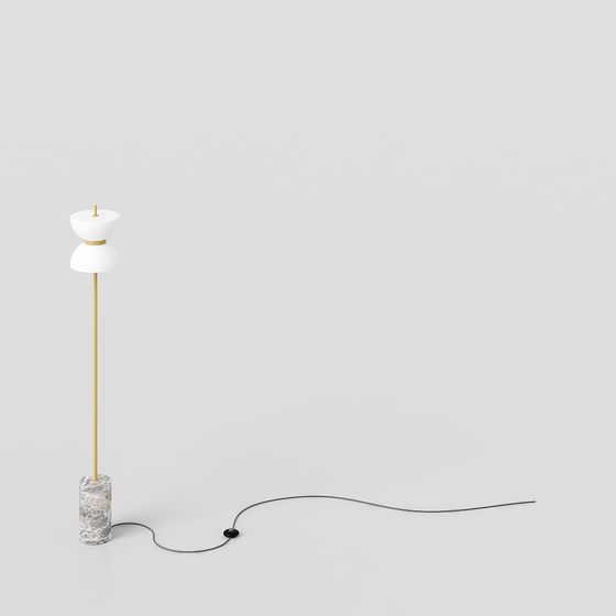 Elegant Modern Floor Lamp 3D model