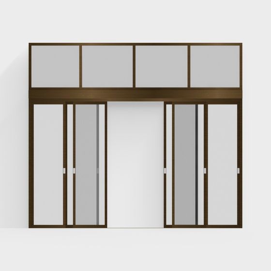 Trendy Low-Poly Window 3D model