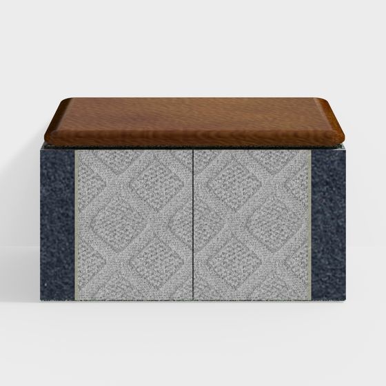 Stylish Vintage Storage Cabinet 3D Model