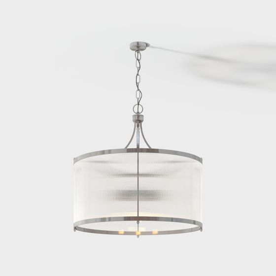 Chic Low-Polygon Ceiling Light 3D model