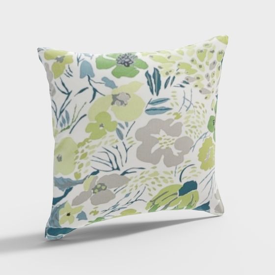 Low Poly Pillow Cover 3D Model for Creative Projects