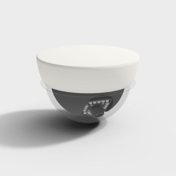Low-Poly High-Detail Security Camera 3D model