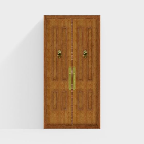 Vintage Wooden Door 3D model for Creative Projects