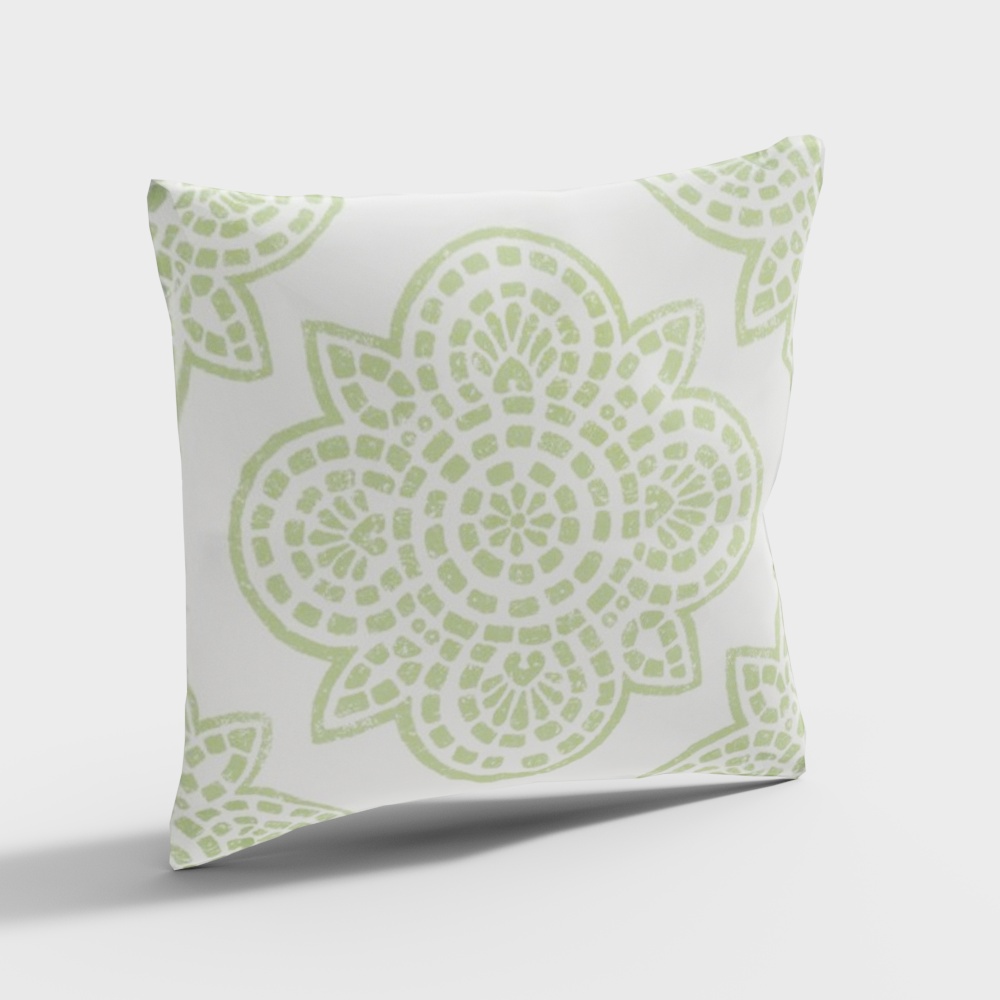 Подушка-Hemma-Зелёный[ID+HM006].skp