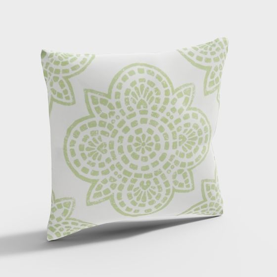 Подушка-Hemma-Зелёный[ID+HM006].skp