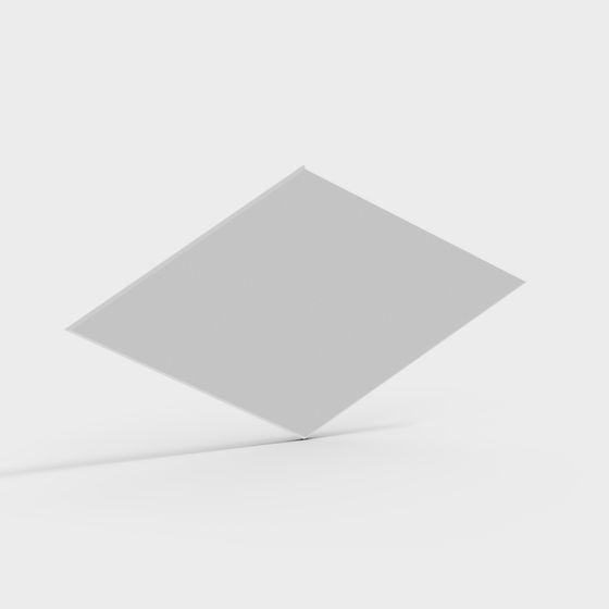 Futuristic Floating Cube 3D model