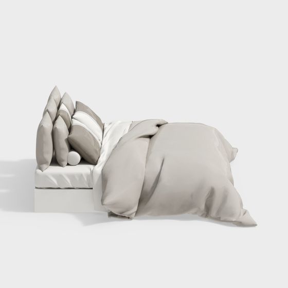 Cozy Bed 3D model