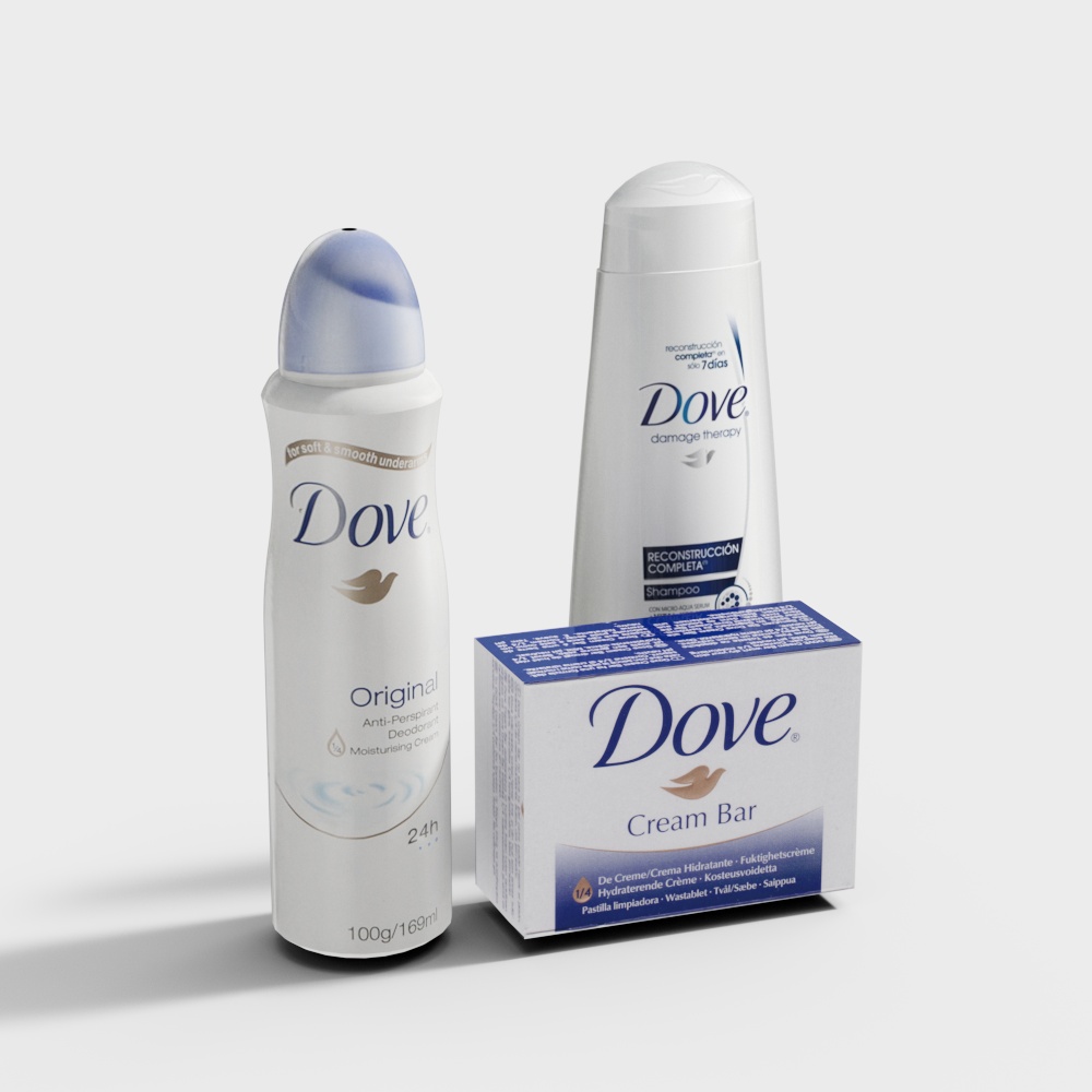 Dove Product Series 3D Model Design