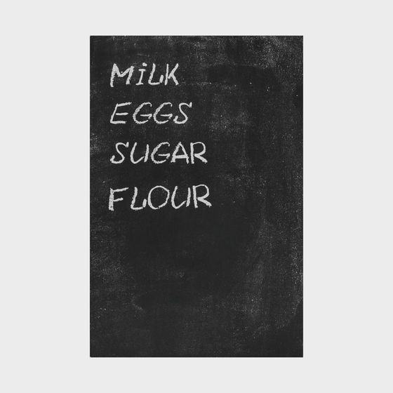 Charming Baking List 3D model for Creative Kitchens