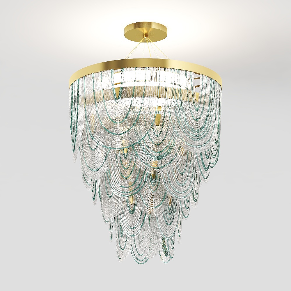 Luminous Elegance 3D model Chandelier