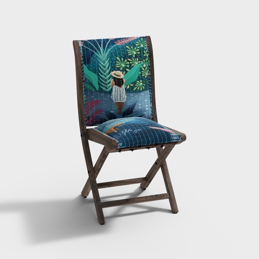 Ghế gấp Suren-Striped Terai 1_ Vray 2018 của Nguyễn