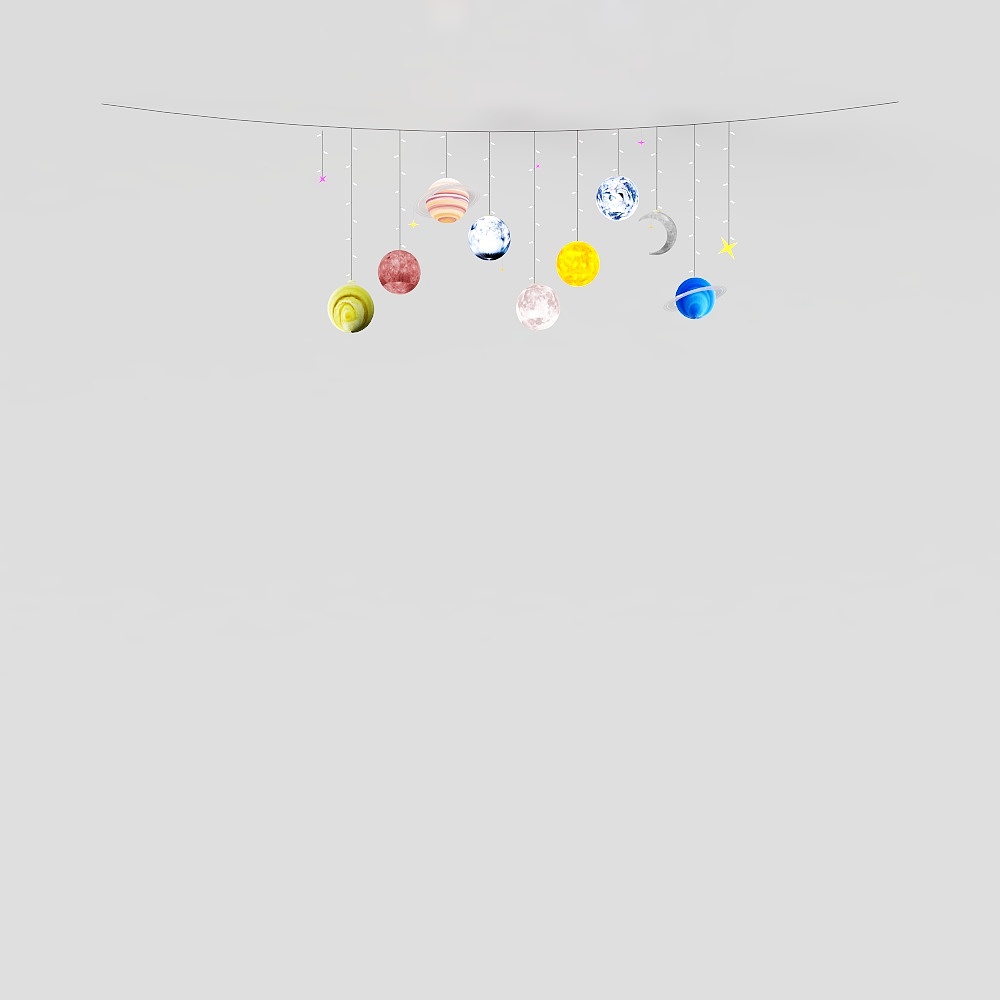 Children's Room Planet Decorative Chandelier