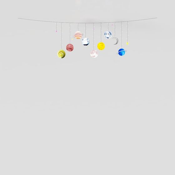 Suspended Planet Dance 3D model