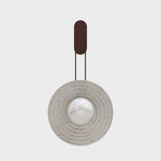 Concrete Pendant Light 3D model