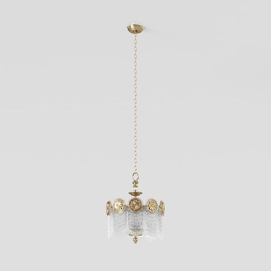 Vintage Modern Chandelier 3D model