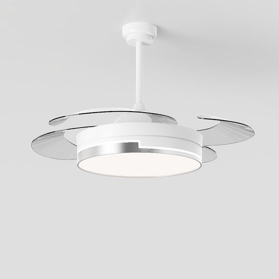 Modern Minimalist Ceiling Fan 3D model