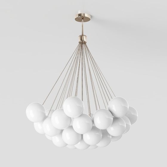 Elegant Modern Pendant Light 3D model