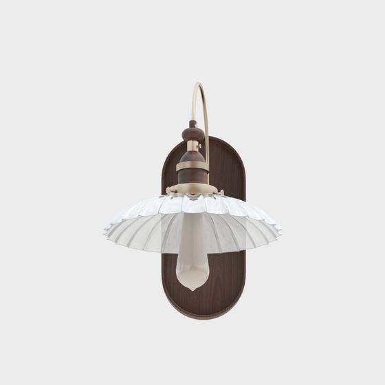 Vintage-Style Decorative Wall Lamp in Green