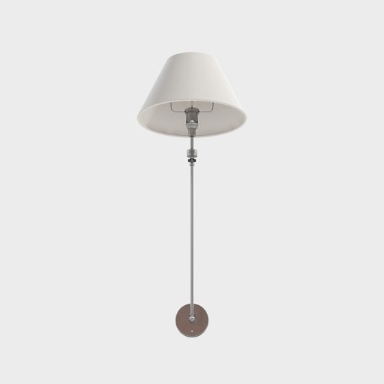 Elegant Minimalist Wall Lamp 3D model