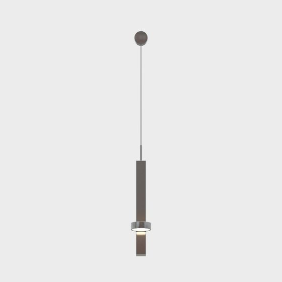 Elegant Suspension Lamp 3D model for Modern Interiors