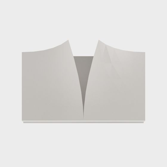 Gray French Wall Lamp 3D Model