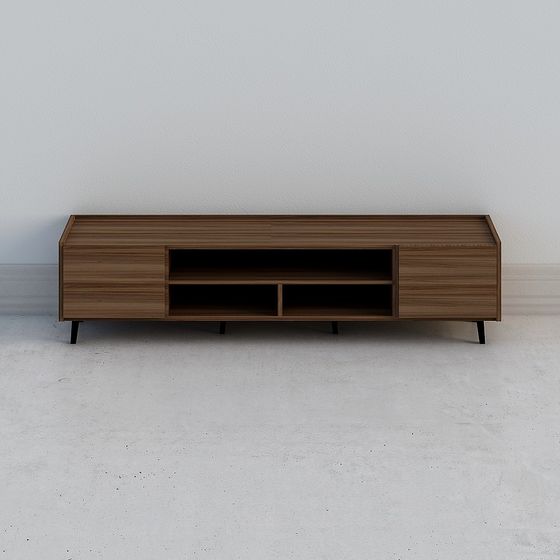 Stylish TV Cabinet 3D model for Modern Interiors