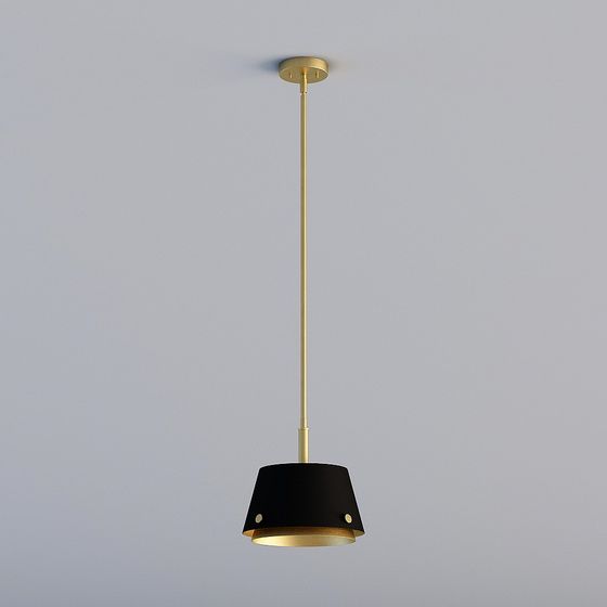 Elegant Modern Minimalist Chandelier 3D model