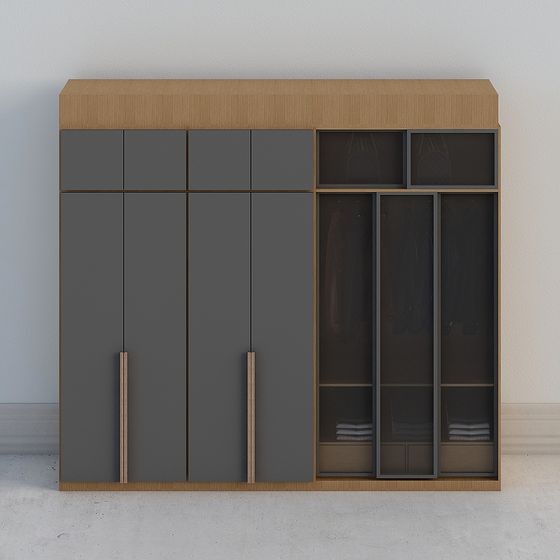 Urban Elegance Wardrobe 3D model