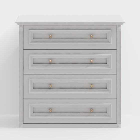 ตู้ลิ้นชักสี่ชั้นแบบฝรั่งเศส