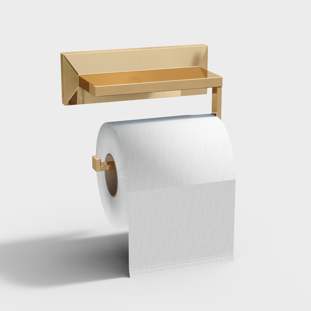 French Bathroom Tissue Holder