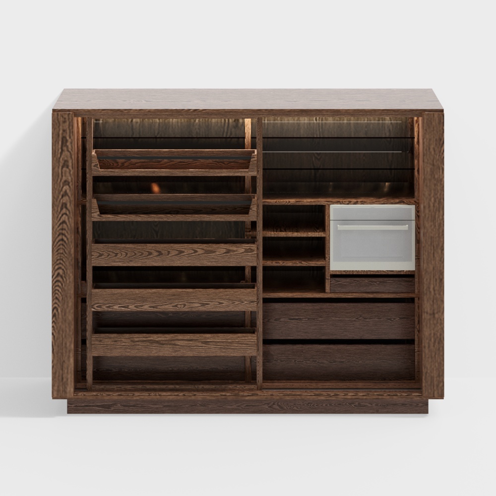 ログキャビンワインキャビネット