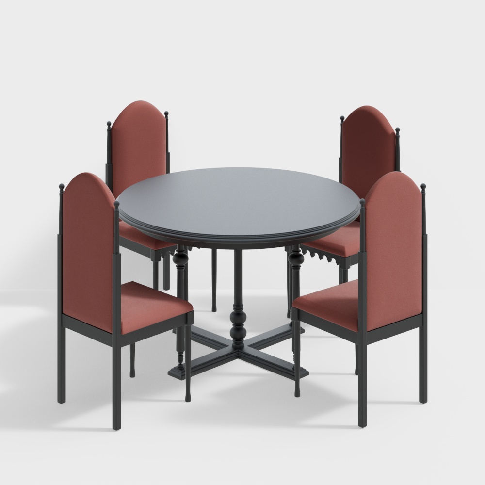 French dining table and chair set