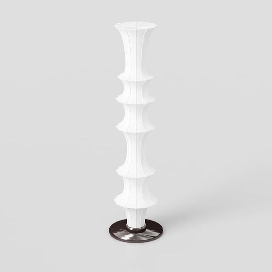 Stylish Spiral Light Column 3D model