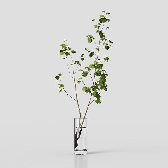 Lively Low-Poly 3D Plant Model for Design & Games