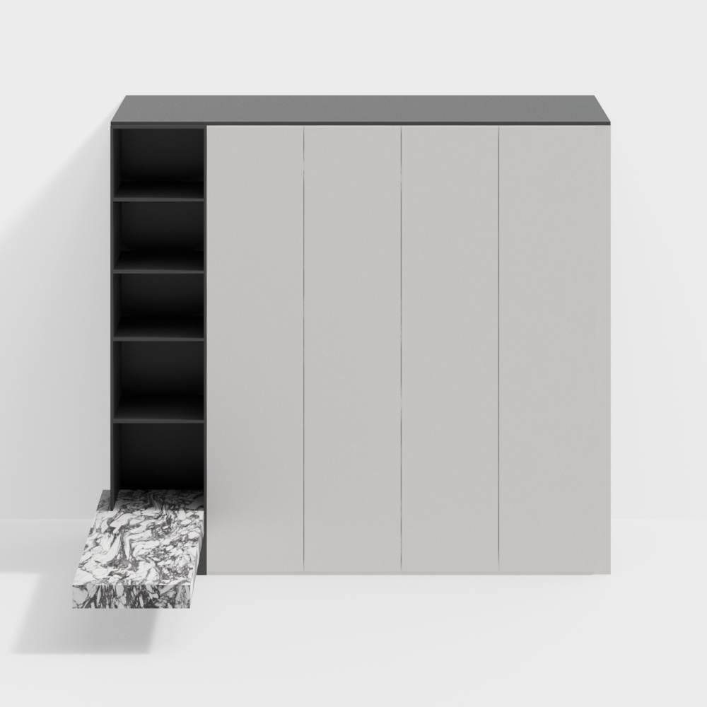 Bedside Table Wardrobe