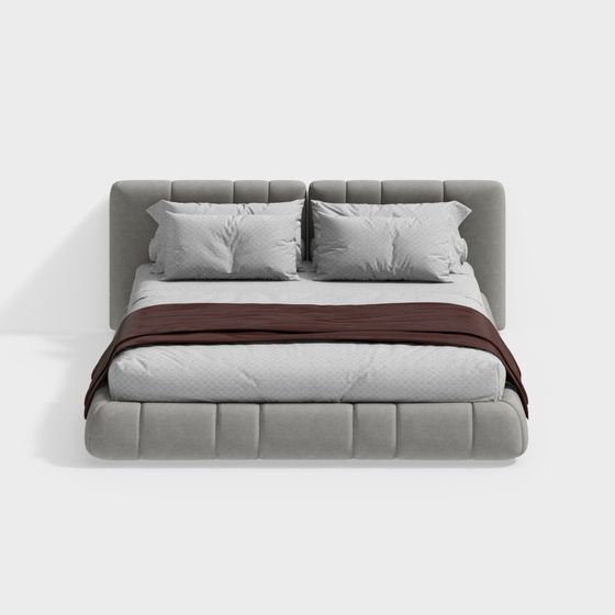 Urban Comfort 3D Model Bed