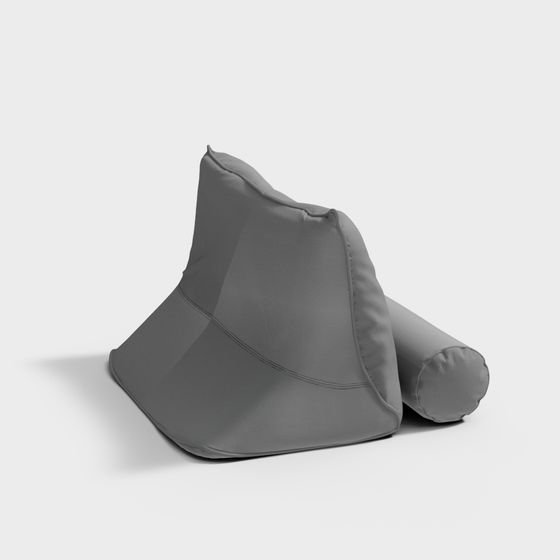 Contemporary Bean Bag Chair 3D model for Creative Spaces