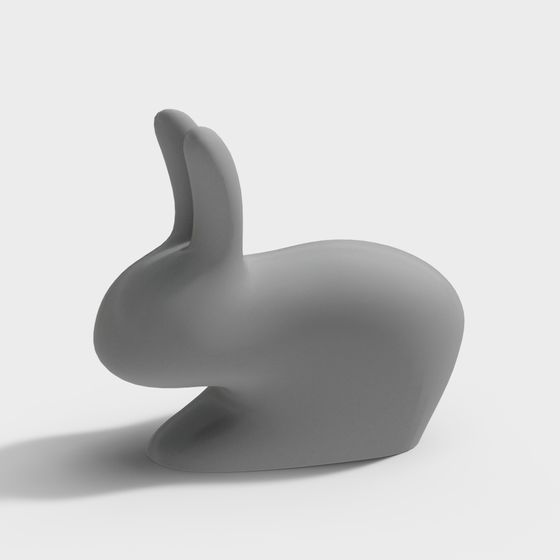 Bunny Chair 3D model for Creative Spaces