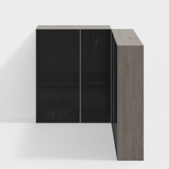 Urban Corner Storage Cabinet 3D model